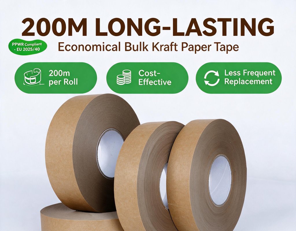 200M Long-Lasting Kraft Paper Tape